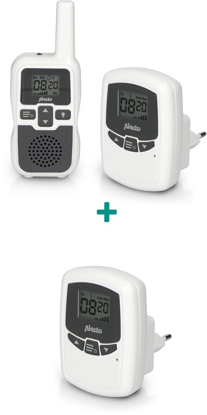 Alecto DBX-80 Audio Babyfoon Bundel met 2 Babyunits