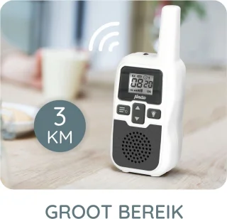 Alecto DBX-80 Babyfoon Wit/Antraciet