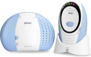 Alecto DBX-85 ECO DECT Babyfoon Wit/Blauw