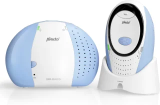 Alecto DBX-85 ECO DECT Babyfoon Wit/Blauw