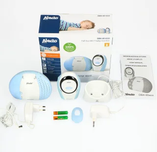 Alecto DBX-85 ECO DECT Babyfoon Wit/Blauw