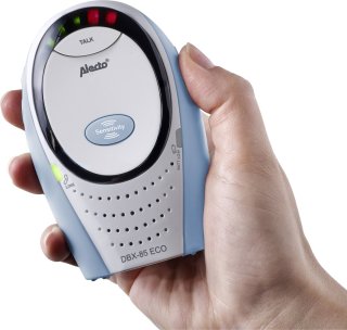Alecto DBX-85 ECO DECT Babyfoon Wit/Blauw