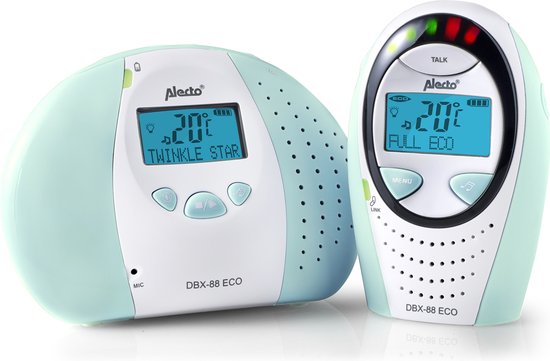 Alecto DBX-88MT Babyfoon Mintgroen