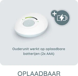 Alecto DBX110 Babyfoon Wit/Blauw