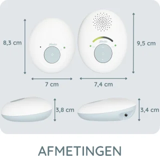 Alecto DBX110 Babyfoon Wit/Blauw