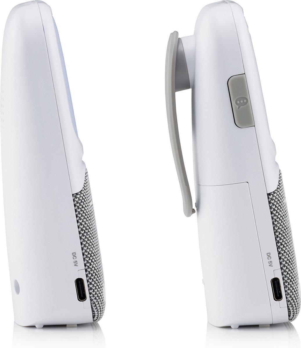 Alecto DBX135 Babyfoon Wit Grijs