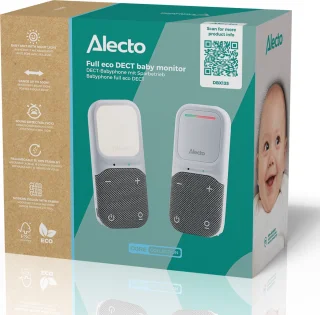 Alecto DBX135 Babyfoon Wit Grijs