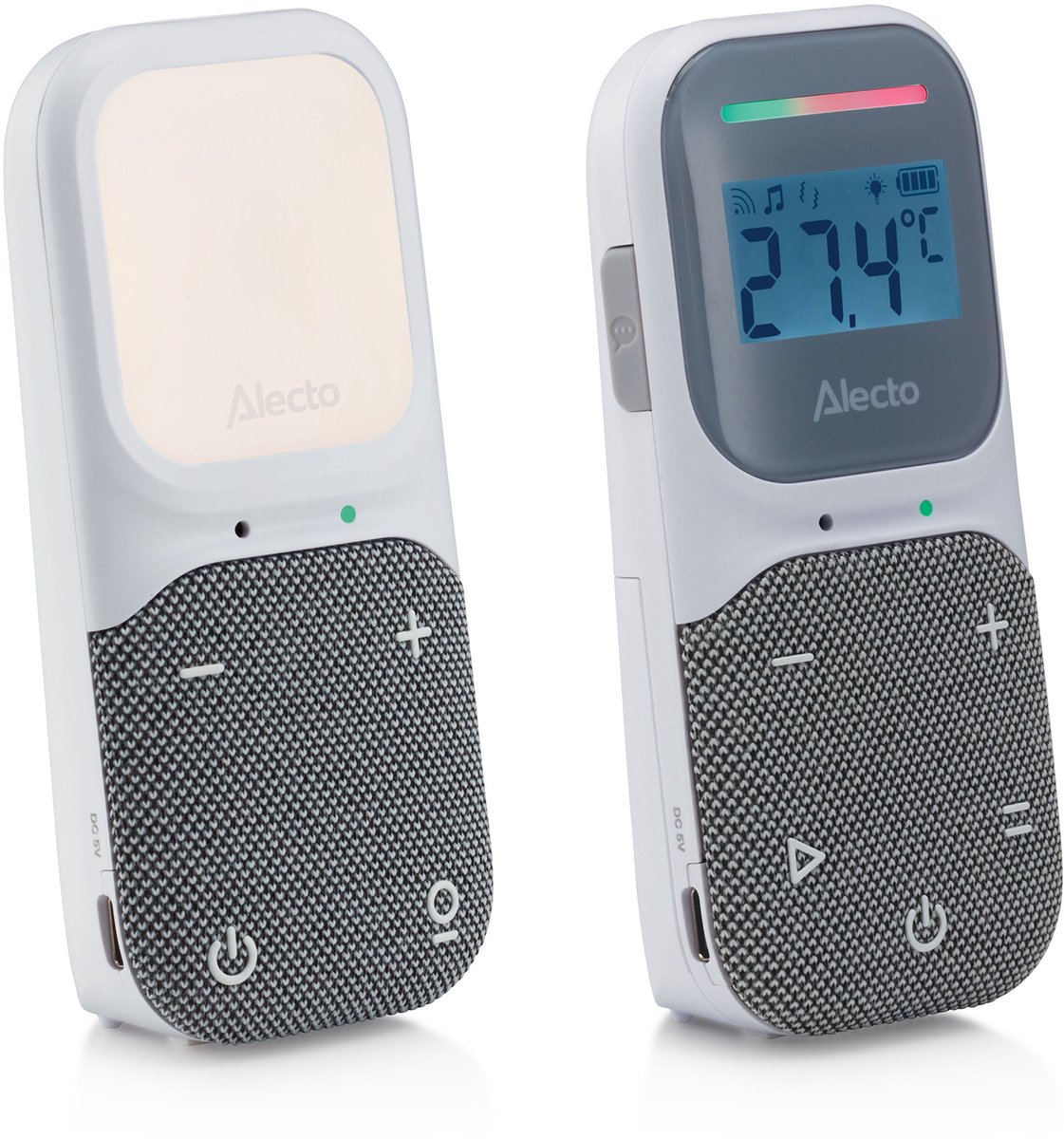Alecto DBX140 Babyfoon Wit Grijs