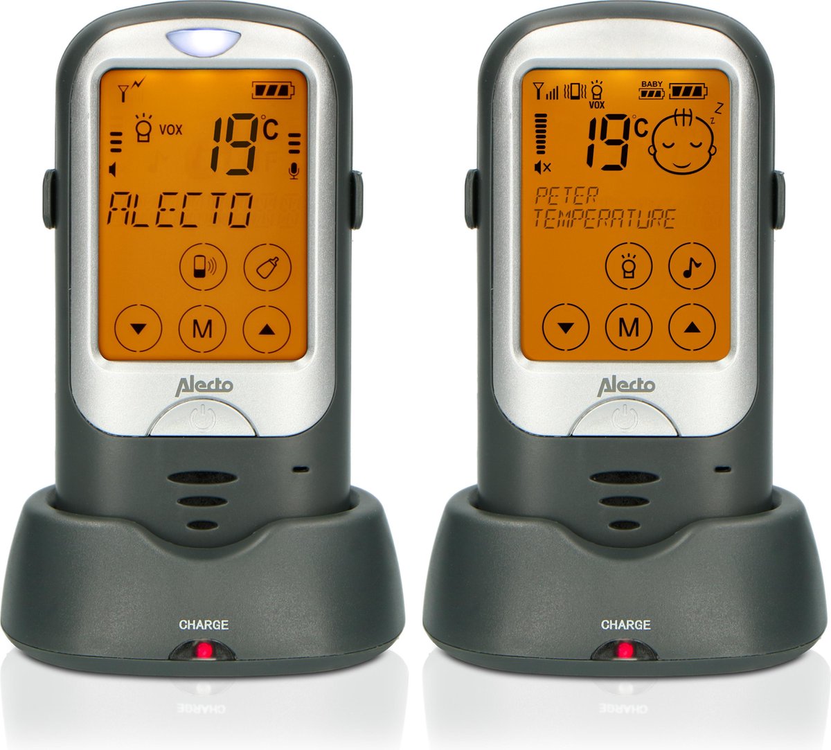 De Alecto DBX68GS Outdoor Babyfoon Antraciet in één oogopslag