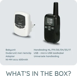Alecto DBX80BK Babyfoon