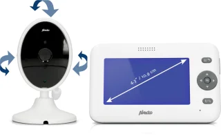 Alecto DVM-140 Babyfoon met camera wit