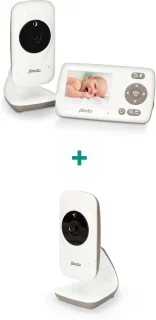 Alecto DVM-71 Babyfoon Bundel met 2 Camera's Wit