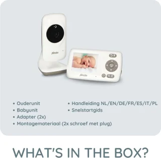 Alecto DVM-71 Babyfoon Bundel met 2 Camera's Wit
