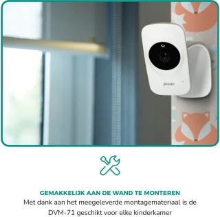Alecto DVM-71 Babyfoon met Camera Wit