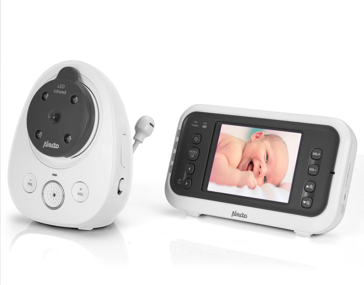 Alecto DVM-77 Babyfoon met camera Wit