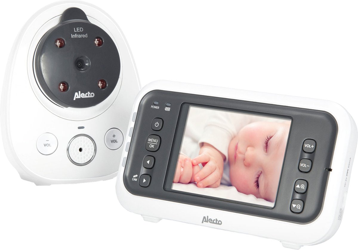 Alecto DVM-77 Babyfoon met camera Wit