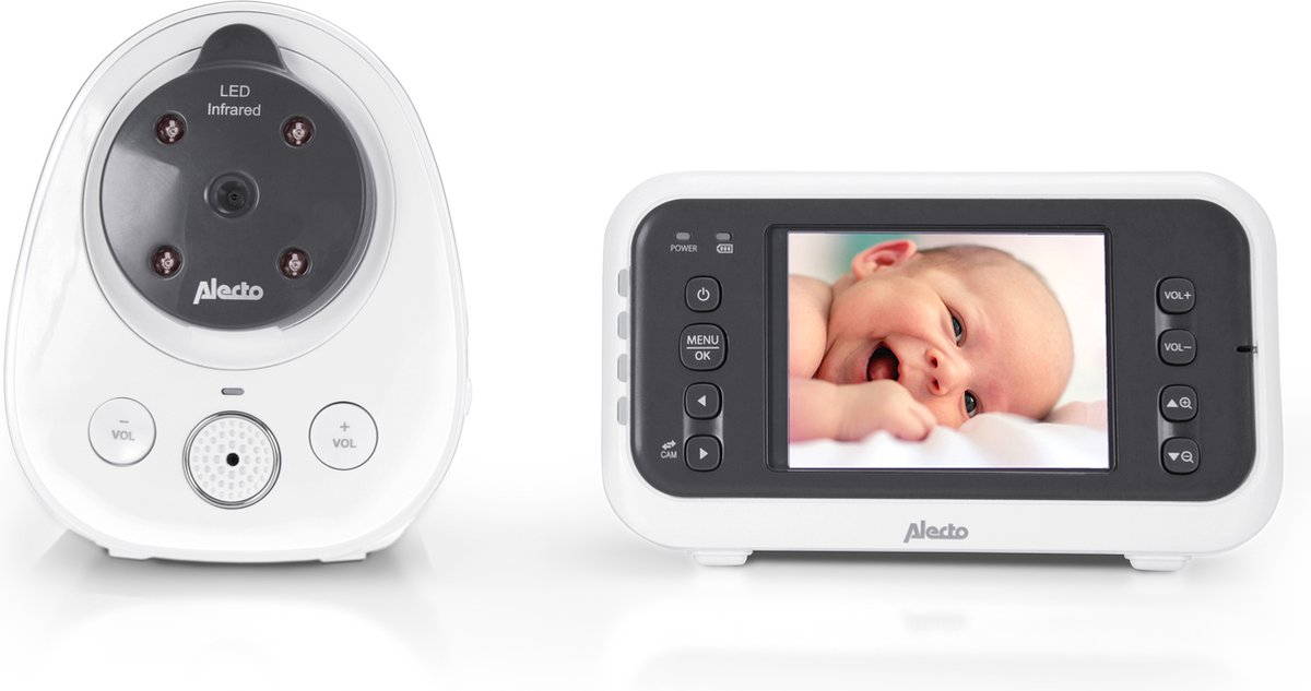 Alecto DVM-77 Babyfoon met camera Wit