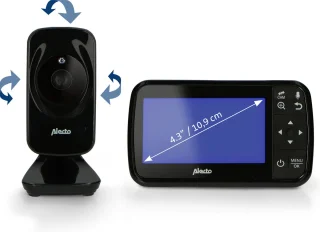 Alecto DVM149 Babyfoon met Camera Zwart