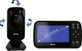 Alecto DVM149 Babyfoon met Camera Zwart