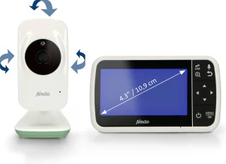 Alecto DVM149GN Babyfoon met Camera Wit-Groen