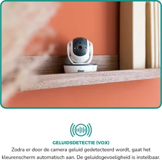 Alecto DVM200M Babyfoon met Camera Wit