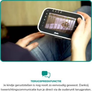 Alecto DVM200M Babyfoon met Camera Wit