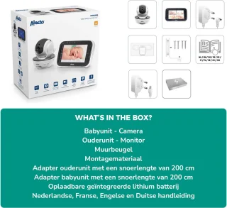 Alecto DVM200M Babyfoon met Camera Wit