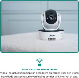 Alecto DVM200M Babyfoon met Camera Wit
