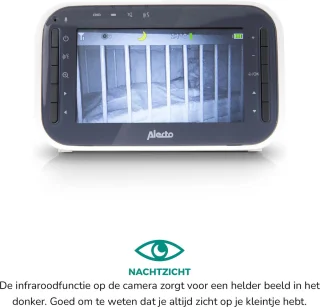 Alecto DVM200M + DVM200C Babyfoon Bundel - Wit