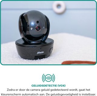 Alecto DVM200MBK Babyfoon met camera zwart