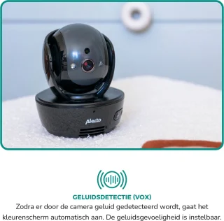 Alecto DVM200MBK Babyfoon met camera zwart