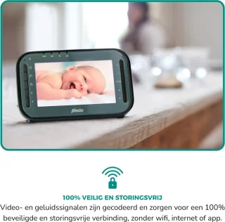 Alecto DVM200MBK Babyfoon met camera zwart