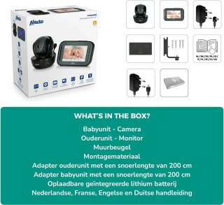 Alecto DVM200MBK Babyfoon met camera zwart
