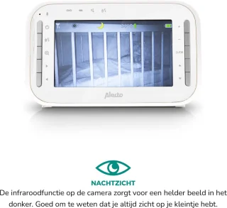 Alecto DVM200MGS babyfoon met camera grijs