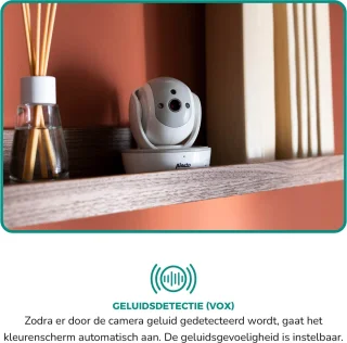 Alecto DVM200MGS babyfoon met camera grijs