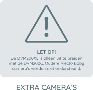 Alecto DVM200XL Babyfoon Bundel met 2 camera's
