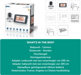 Alecto DVM200XL Babyfoon Bundel met 2 camera's