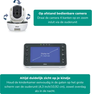 Alecto DVM200XL Babyfoon Bundel met 2 camera's