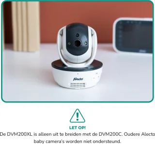 Alecto DVM200XL Babyfoon met Camera 5" Wit