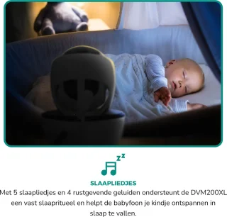 Alecto DVM200XL Babyfoon met Camera 5" Wit