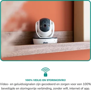 Alecto DVM200XL Babyfoon met Camera 5" Wit