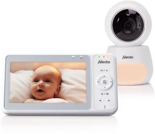 Alecto DVM2050 Babyfoon met Camera 5 inch Wit