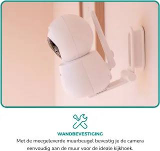Alecto DVM2050 Babyfoon met Camera 5 inch Wit