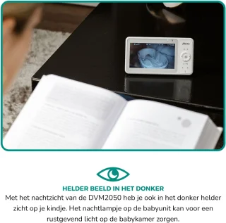 Alecto DVM2050 Babyfoon met Camera 5 inch Wit