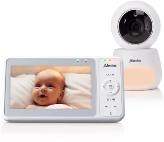 Alecto DVM2050 Babyfoon met Camera 5 inch Wit