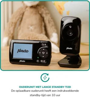 Alecto DVM71BK Babyfoon met Camera Zwart