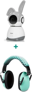 Alecto SMARTBABY10 Wifi Babyfoon met Camera + BV-71 Gehoorbeschermer Groen