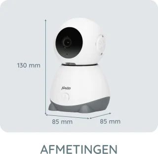 Alecto SMARTBABY10 Wifi Babyfoon met Camera Wit