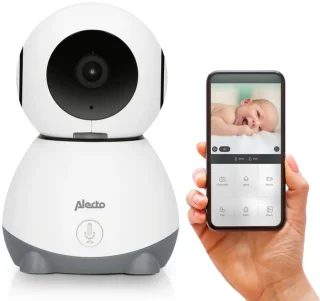 Alecto SMARTBABY10 Wifi Babyfoon met Camera Wit