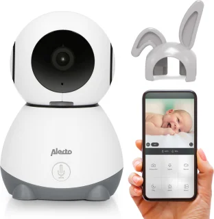 Alecto SMARTBABY10 Wifi Babyfoon met Camera Wit